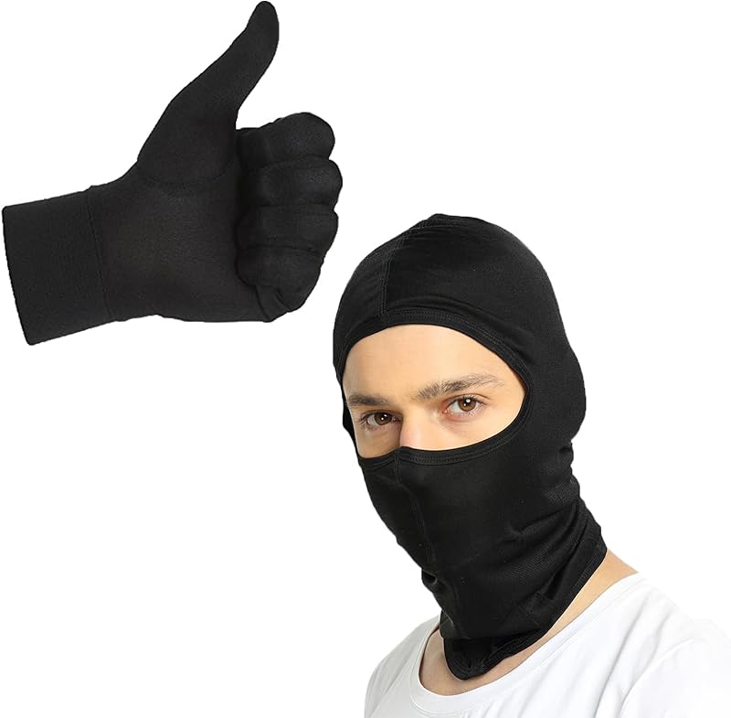 ALASKA BEAR Natural Gloves Balaclava